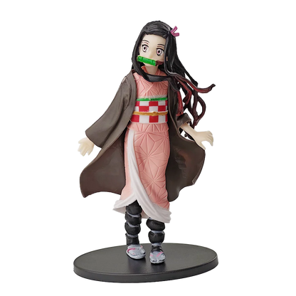 Demon Slayer Kimetsu No Yaiba Action Figures – Tanjirou, Zenitsu & Nezuko PVC Model Toys