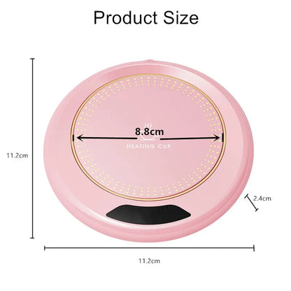 USB Thermostatic Heating Coaster - 3-Speed Adjustable Constant Temperature Cup Warmer