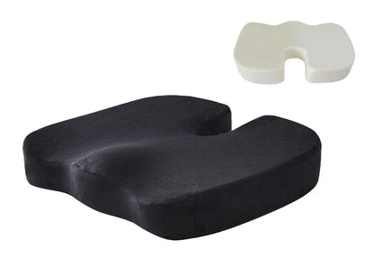 Orthopedic Memory Foam Seat Cushion – U-Shaped Coccyx Support Pad for Office Chair, Car & Home Comfort Massage Cushion