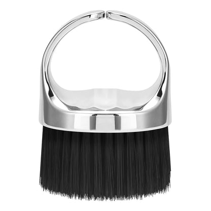 Ring Neck Hair Duster Brush - Soft Barber Hair Cutting Cleaning Brush for Removing Loose Hair & Salon Use