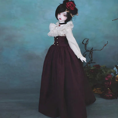 BJD Doll Girl Retro Palace Style Dress & Skirt – 1/6 1/4 1/3 Size Outfit Promotion