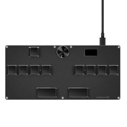 CM51 SayoDevice Rapid Trigger Magnetic Switch Keyboard with Knob & Screen – OUTEMU/Gateron Switch Gaming Macropad for OSU & DJMAX Shortcuts
