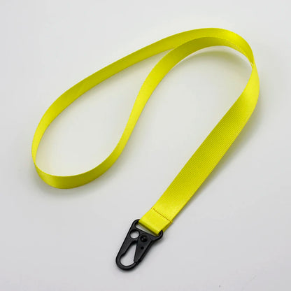 Neckband Nylon Keychain with Heavy Metal Hook – Anti-Loss Lanyard for Keys, Mobile Phone, Camera, Outdoor Safety Rope