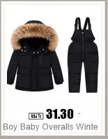 Children’s Winter Clothing Set – Baby Down Jacket Parka & Thick Snowsuit for Boys and Girls