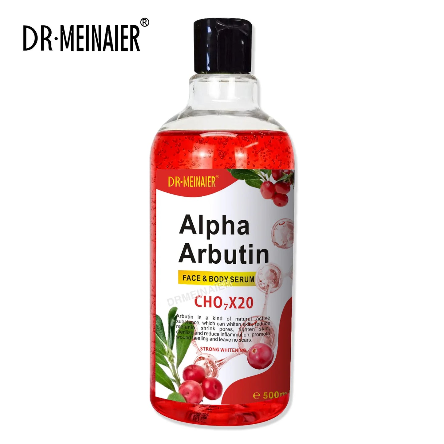 500ml AHA Moisturizing Face & Body Serum - Hydrating, Brightening & Firming Skin Care for Women & Men
