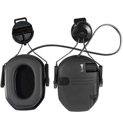 WK Tactical Electronic Shooting Earmuff – New Generation Noise-Reducing Headphones, NRR 23dB Helmet Version
