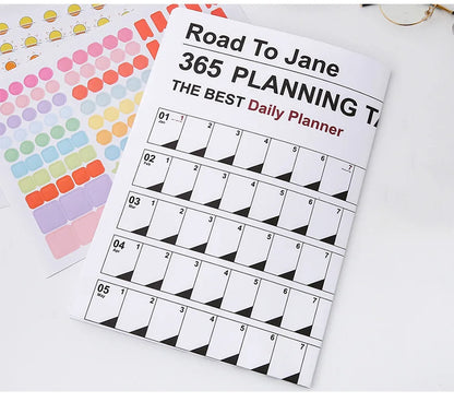 2025 2024 Large Wall Calendar Planner Sheet – Kawaii To-Do List & Schedule Organizer for Office & Home