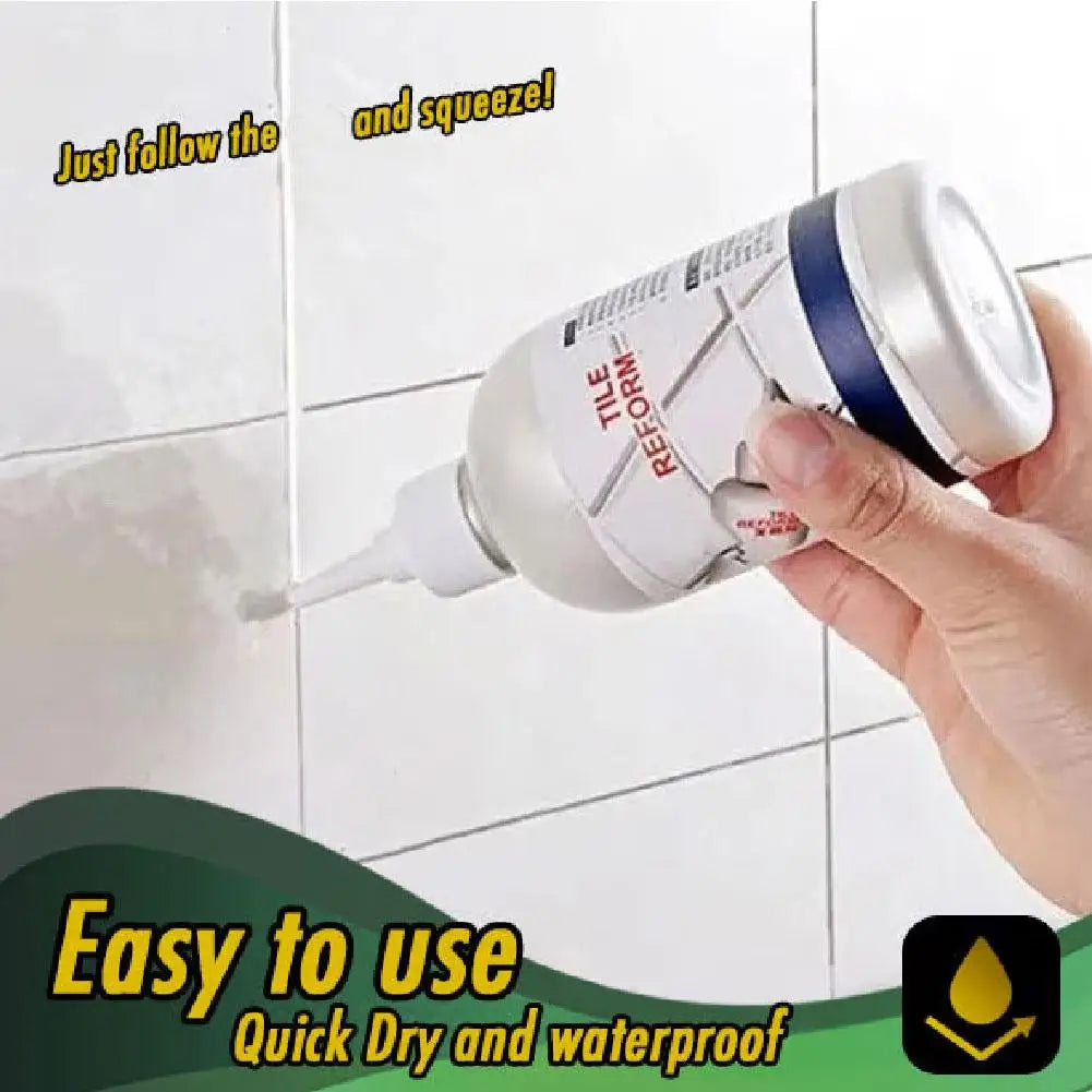 280ml Waterproof Tile Grout Repair Filler - Tile Joint Renewing Sealant in Multiple Colors