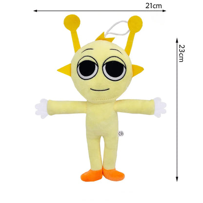 Sprunki Plush Toys – Cute Horror Game Cartoon Soft Stuffed Pillow for Kids, Birthday & Christmas Gift