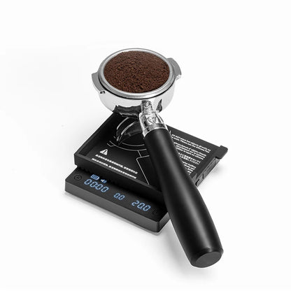 TIMEMORE Black Mirror Mini Coffee Scale – Pour Over Espresso Scale with Flow Rate Display & Heat Insulation Pad