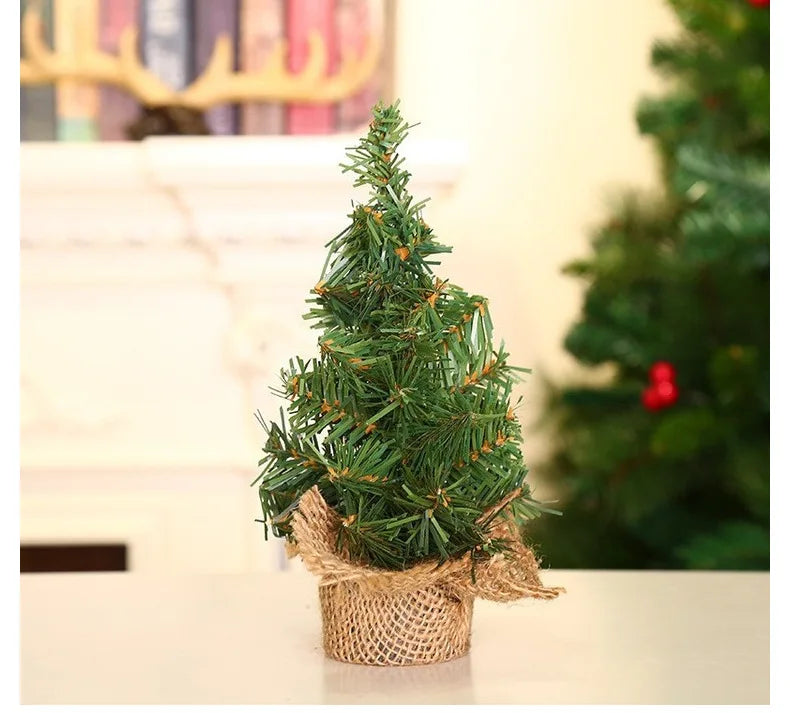 Mini Christmas Tree 20/30/40cm – Desktop Xmas Trees for Home Decor, Kids DIY Handicraft & New Year Gift