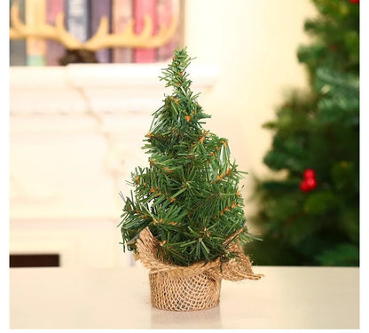 Mini Christmas Tree 20/30/40cm – Desktop Xmas Trees for Home Decor, Kids DIY Handicraft & New Year Gift