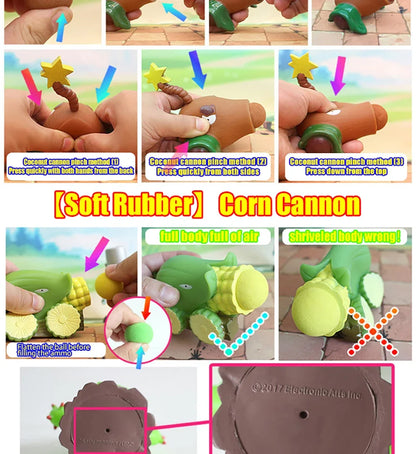 Plants vs Zombies PVZ Pea Shooter Boss Action Figure – Dave Allstar Toy Doll for Kids Gift