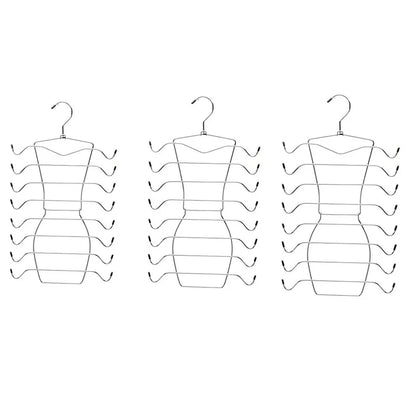 Multi-Layer Clothes Hanger – 1/2/3 Pack Folding Underwear, Bra & Trouser Storage Rack, Trace-Free Design