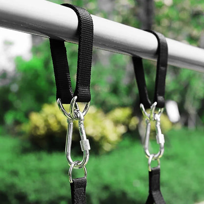 Heavy Duty Tree Swing Straps – 200kg Capacity Hook & Ring Belt for Hammocks, Punching Bags & Horizontal Bars