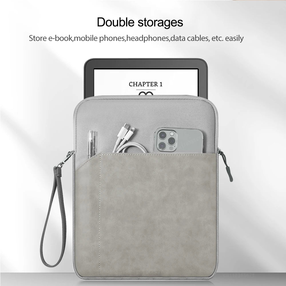 Portable Sleeve Bag for Kindle Paperwhite 1-7 and Kindle 10th/11th (2021/2022) - 6.8-Inch eBook Case Handbag Pouch