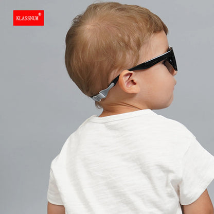 2025 Polarized Kids Sunglasses – UV400 Infant & Toddler Shades with Soft Frame and Safety Cord for Ages 1–3