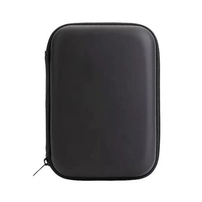 Shockproof Waterproof Headphone Case – EVA Hard Shell Carrying Box with Double Zipper & Dustproof Design