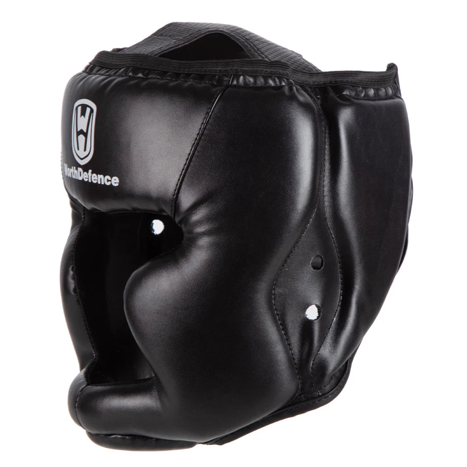 WOSWEIR Kickboxing Helmet – PU Protective Gear for Karate, Muay Thai, MMA, Sanda & Boxing – Adult & Kid Training Equipment