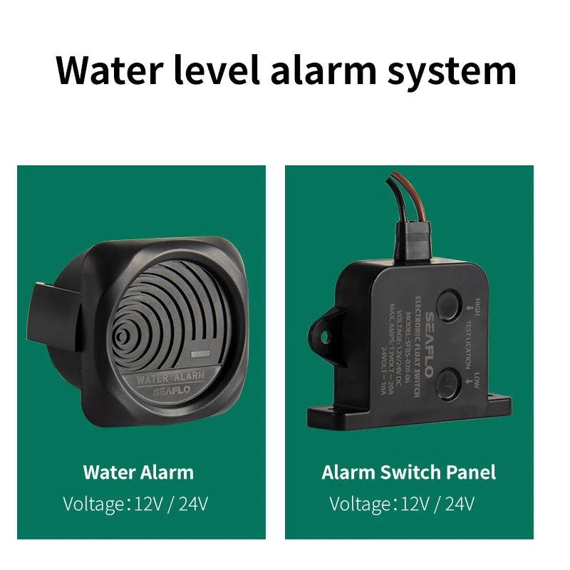 Automatic Water Level Sensor Switch – Alarm Control System for Bilge Pump with Induction Accessories