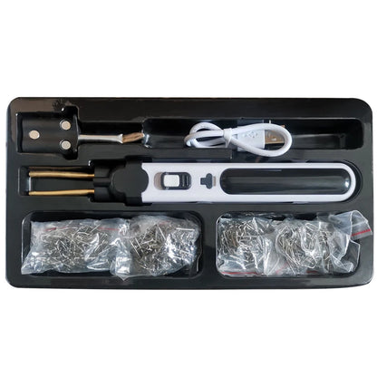 Portable Handheld Plastic Welding Machine – Thermal Cutting & Hole Repair Tool Set with LED Light
