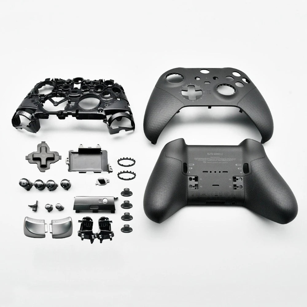 Xbox Elite Series 2 Controller Full Housing Shell Kit – Faceplates, ABXY Buttons, LT/RT LB/RB Bumpers, Grips & Thumbsticks