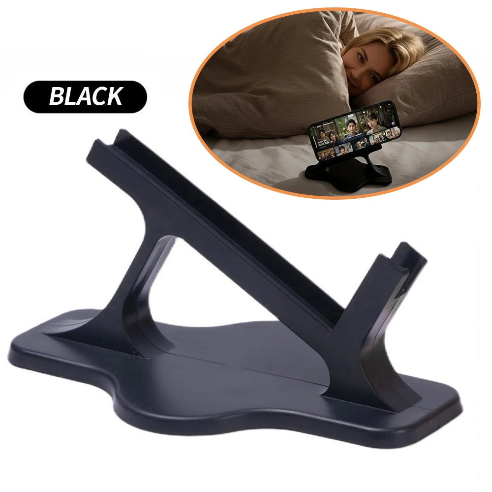 Bedside Lazy Phone Stand - Stable Ergonomic Hands-Free Holder for Side-Lying Viewing