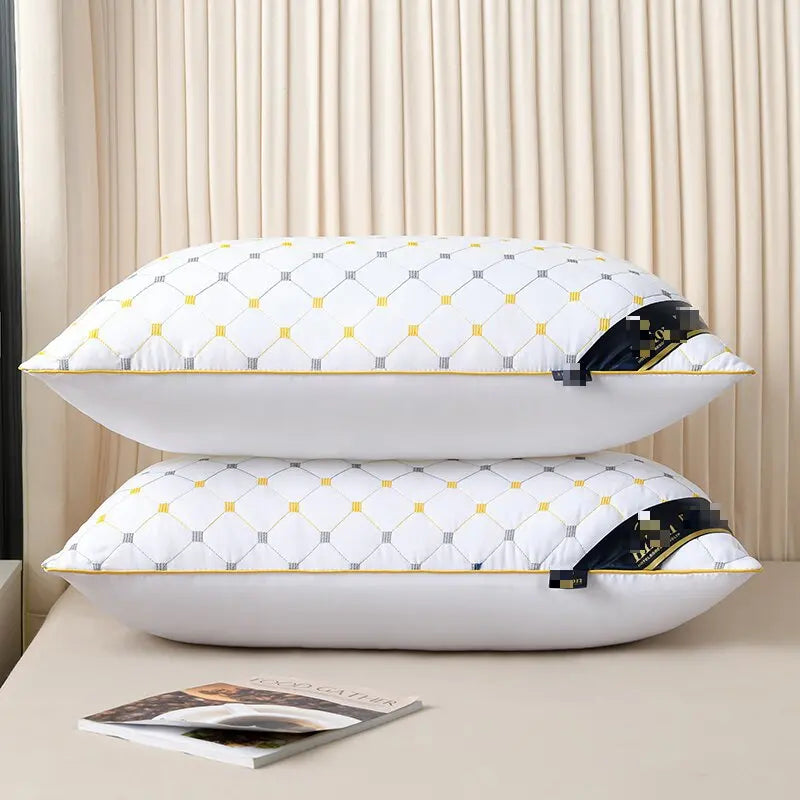 Hotel Cervical Spine Support Pillow – Orthopedic Sleep Aid Pillow for Home & Dormitory, Single Pillow Core
