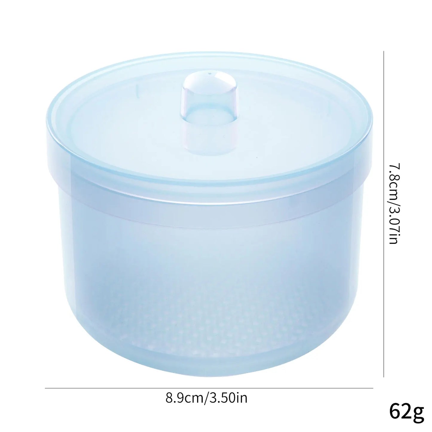 Nail Drill Bit Cleaning Box - Double-Layer Filtration Disinfection & Manicure Storage Case