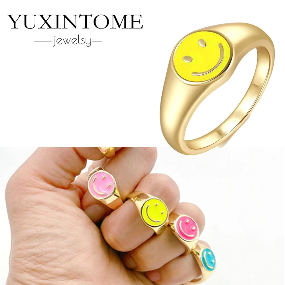 24K Gold-Plated & Silver Enamel Ring – Slim Round Women's Luxury Zircon CZ Ring in Green, Purple, Pink for Wedding & Anniversary