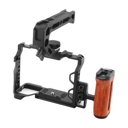 Sony A7 Camera Cage Rig - Arca-Swiss Mount with 1/4" & 3/8" Screws for Vertical & Horizontal Shooting
