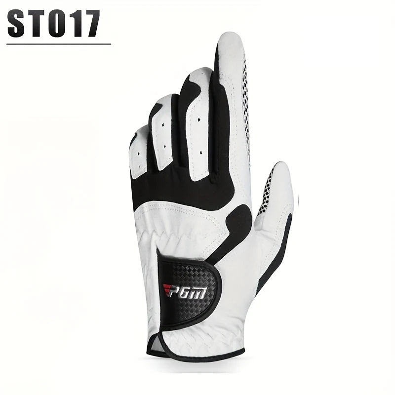PGM Professional Golf Gloves – Breathable Microfiber, Non-Slip Grip for Club Swing & Putting Training
