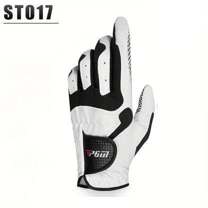 PGM Professional Golf Gloves – Breathable Microfiber, Non-Slip Grip for Club Swing & Putting Training