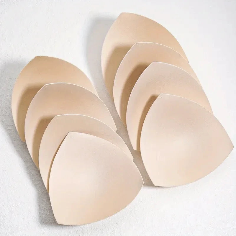 Triangle Push Up Bra Pads for Women – Invisible Bikini & Swimsuit Breast Enhancer Inserts (2–20 Pack)