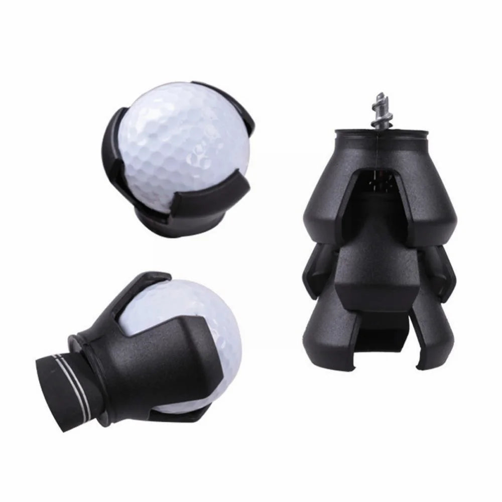Golf Ball Picker Clamp – Rubber & Zinc Alloy Ball Pickup Tool, Convenient Golf Accessories & Training Aid
