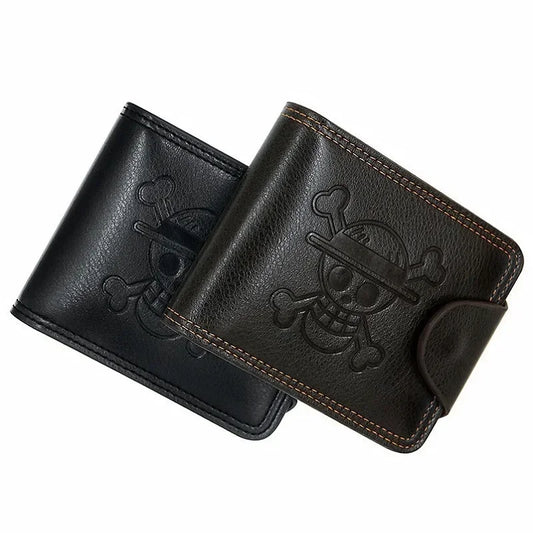 Men's Short Bifold Wallet – Slim Faux Leather Business Card Holder, Billfold Purse Clutch for ID & Credit Cards