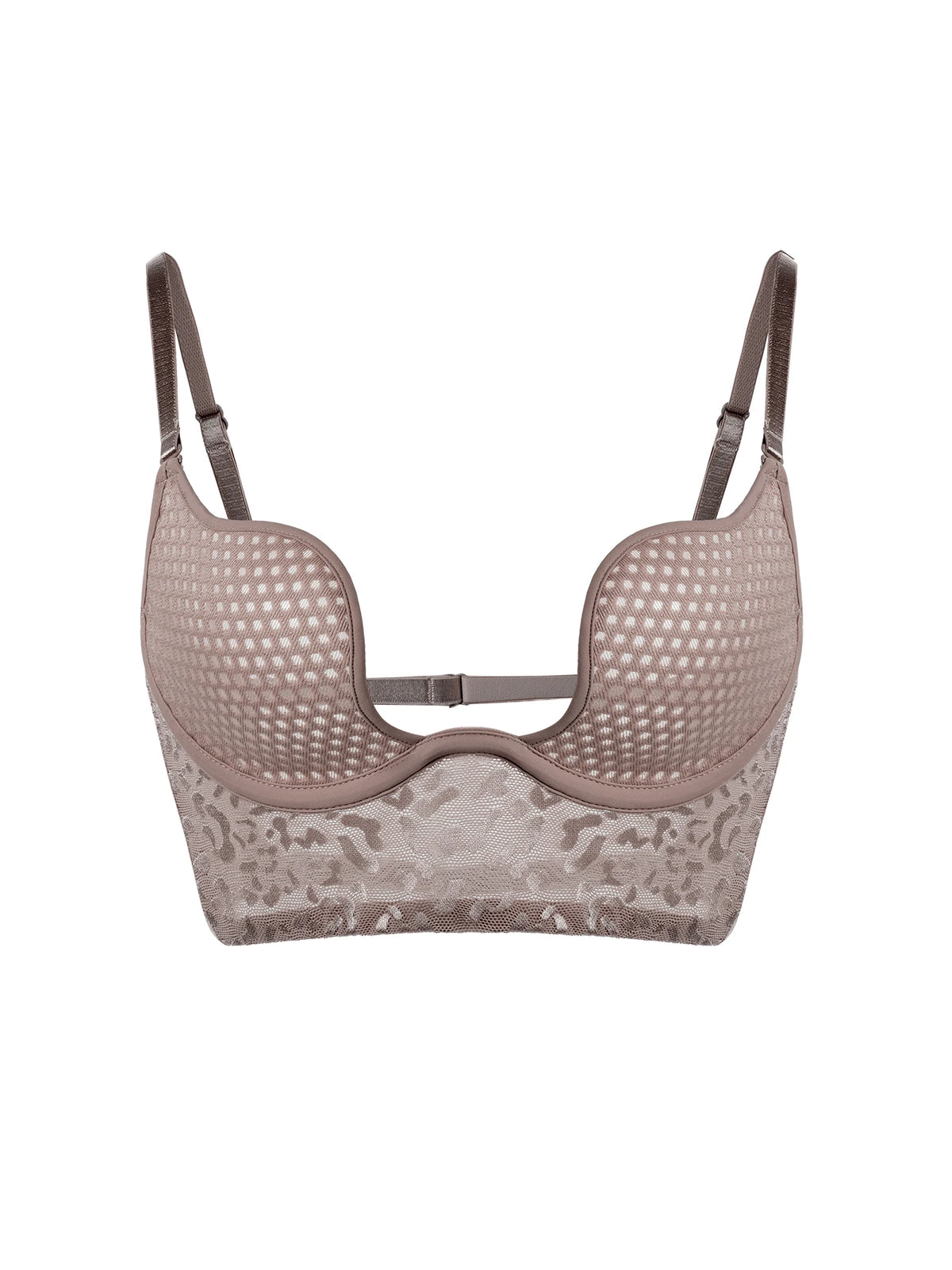 Mesh Underwire Bra - Breathable Backless Design with Multiple Wearing Styles Comfortable Lingerie Underwear