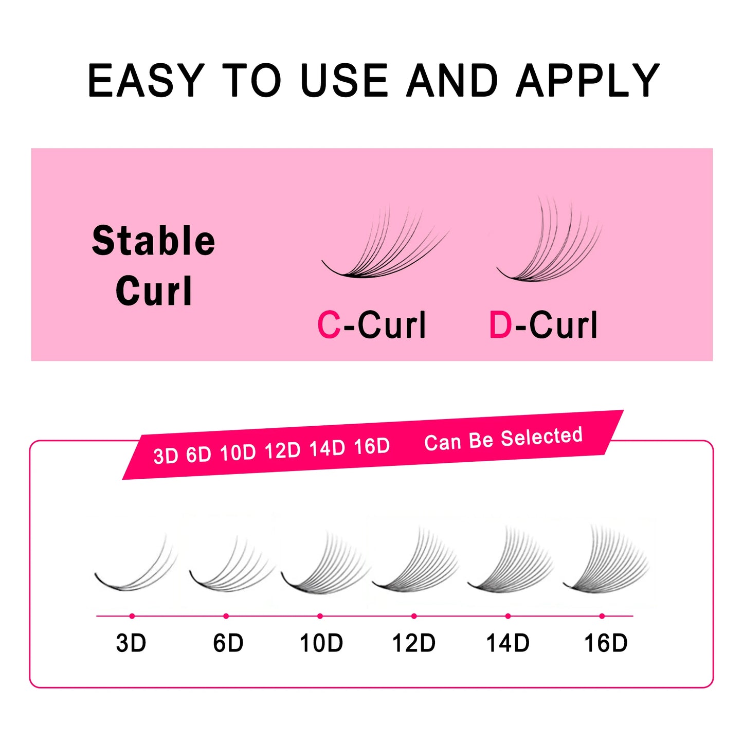 CoMango 600Fans Premade Volume Eyelashes – C/D Curl 8-15mm Loose Fan Extensions, Cat Eye Mega Russian Soft Lashes
