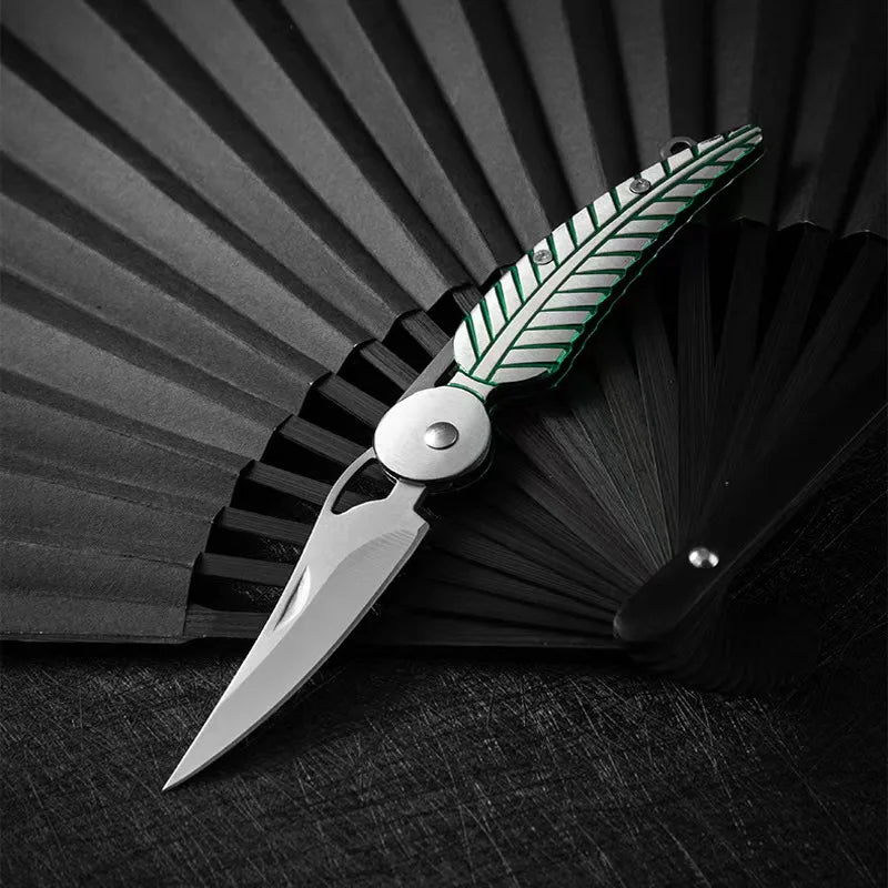 Leaf Folding Knife - Compact Stainless Steel EDC Pocket & Portable Utility Knife