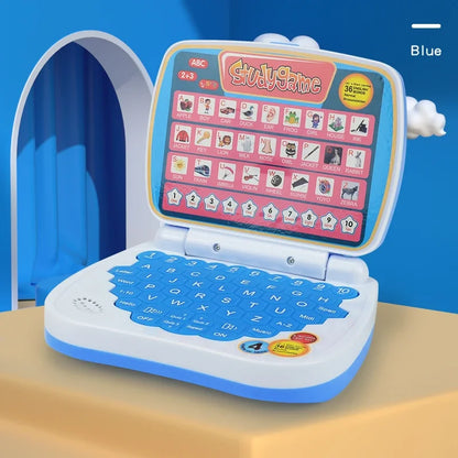Kids English Learning Laptop Toy – Educational Computer for Boys & Girls with ABC, Numbers, Words, Spelling, Math & Music