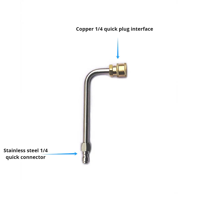 Pressure Washer Extension Lance Set - 4000 PSI Spray Gun with 1/4-Inch Quick Connect for Efficient Cleaning