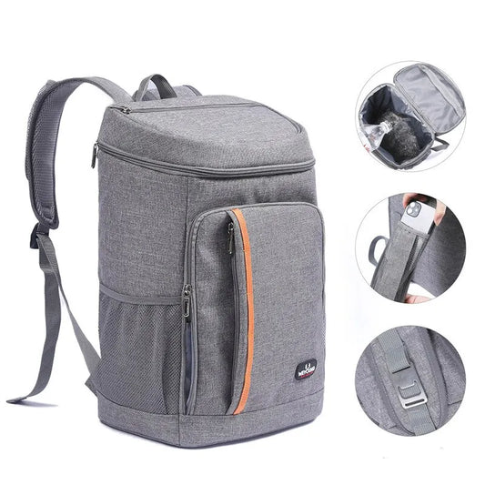 Multifunctional Shoulder Insulation Bag — Outdoor Picnic Cooler Backpack, Leak-Proof Ice Bag for Travel & Fresh-Keeping