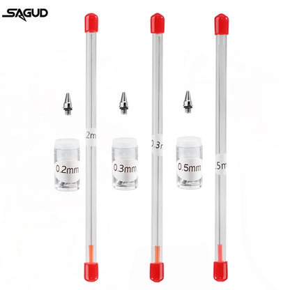 Airbrush Nozzle & Needle Replacement Kit – 0.2/0.3/0.5mm Repair Accessories for Various Airbrush Models