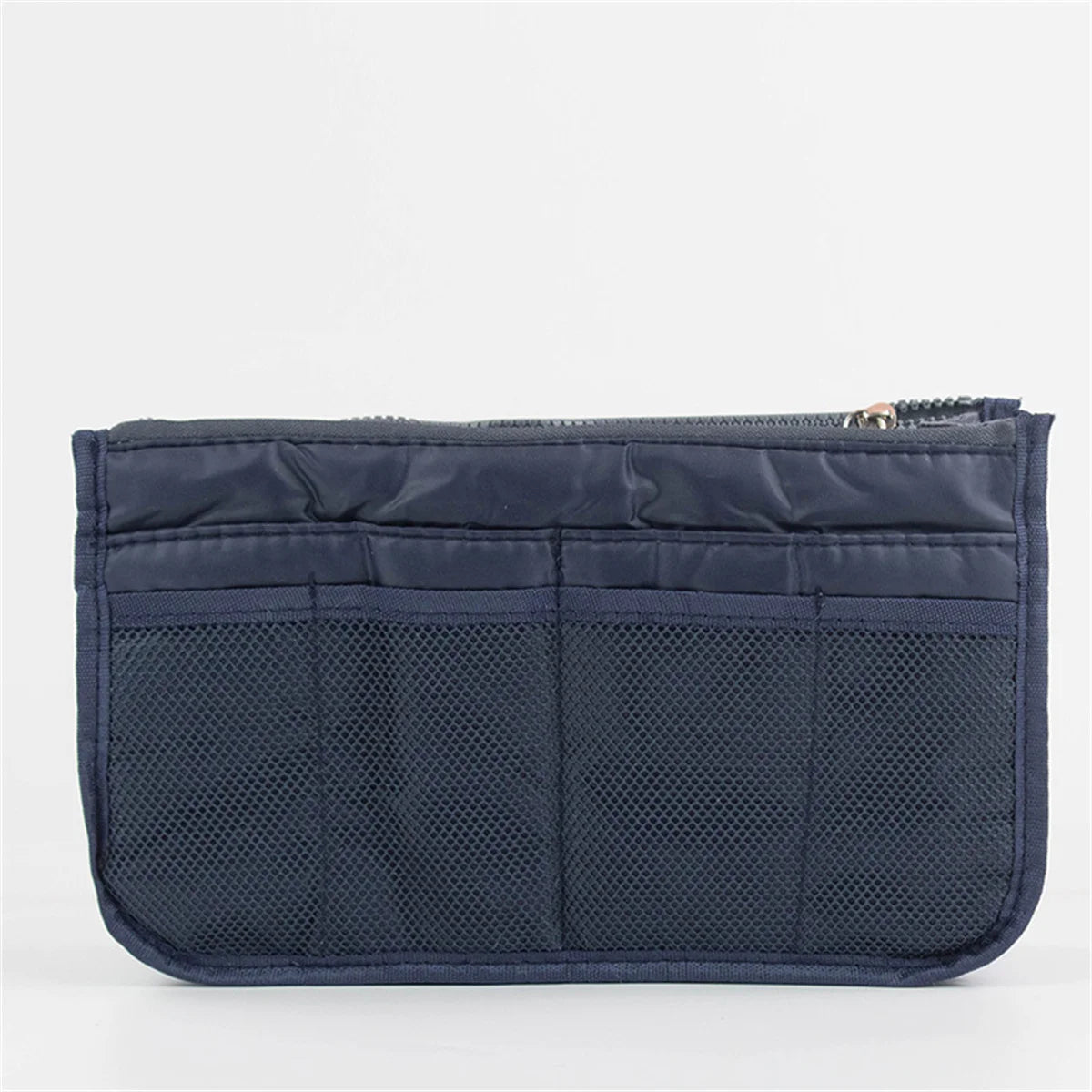 Multifunctional Bi-Fold Storage Bag - Large Capacity Double Zipper Makeup & Toiletry Organizer