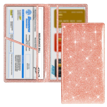 Car Registration & Insurance Card Holder – Vehicle License Document Glove Box Organizer