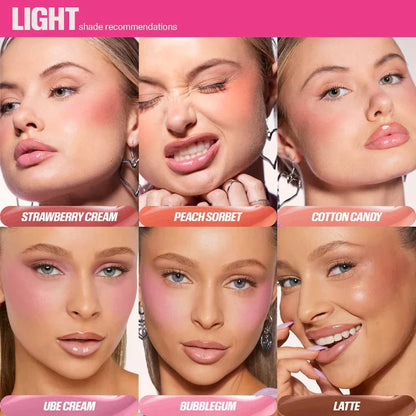 Liquid Blush Makeup - Soft Glow Blush Filter Cotton Candy Lip Gloss Beauty Cosmetics