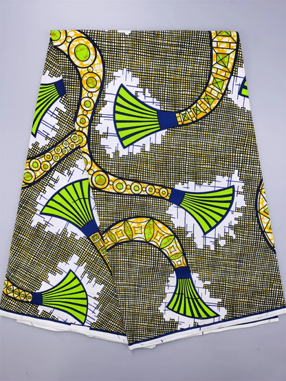 2025 African Wax Fabric - High Quality Cotton Nigerian Ankara Batik Print Material for Sewing & Dresses