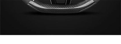 Universal Carbon Fiber Leather Steering Wheel Cover — 3D Anti-Slip, Stylish Car Accessory