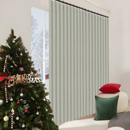 Extra Large Blackout Waterproof Curtain – Thermal Insulated Sliding Door & Shower Drapes for Living Room & Bedroom