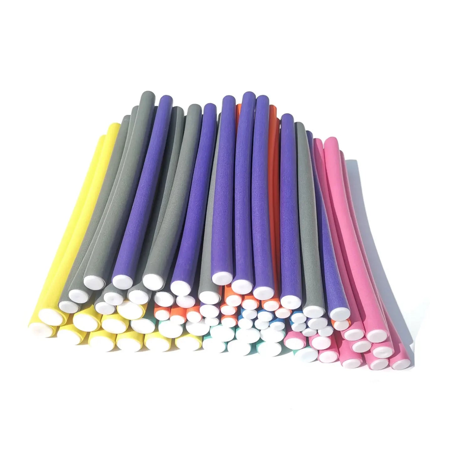 10PCS Flexible Hair Curling Rods – Soft Foam Bendy Twist Curls, No Heat Flexi Rollers for Hair Styling